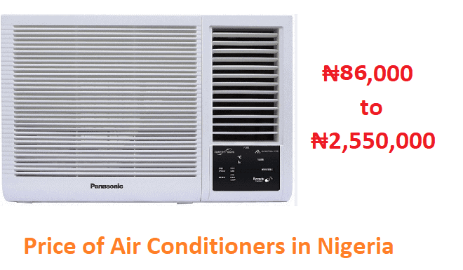 Air Conditioner Prices: ₦86,000 to ₦2,950,000