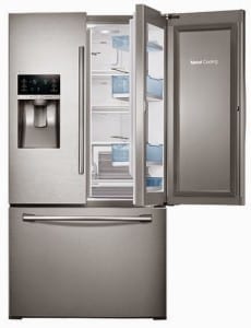 A French Door Refrigerator