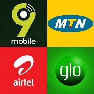 Glo Airtel 9Mobile MTN