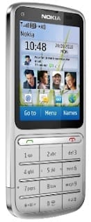 Nokia C3 01 Silver 2 ntg