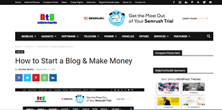 How to Start a Blog and Make Money