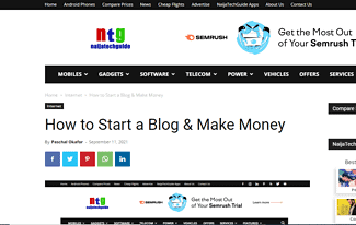 How to Start a Blog and Make Money