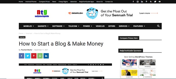 How to Start a Blog and Make Money