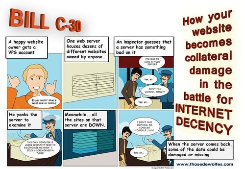 How Bill C-30 could wreck your website by MikeDeWolfe, on Flickr