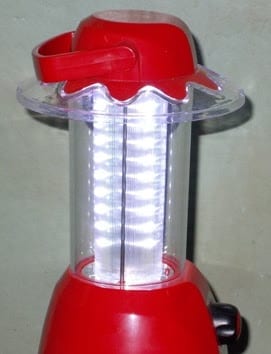 Lontor LED Rechargeable Lantern Review - Usage 1 Lontor LED Rechargeable LED Lamp in action