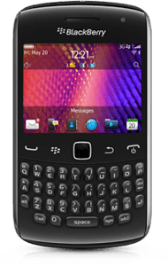 BlackberryCurve 9360 front ntg