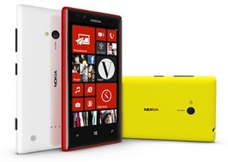 Nokia Lumia 720 different angles