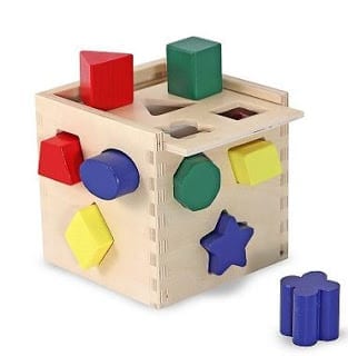 Melissa and Doug Shape Sorting Cube