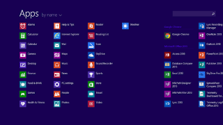 Windows 8.1 Apps Screen