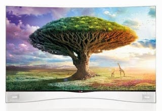 55-inch LG 55EA9800 Curved OLED TV