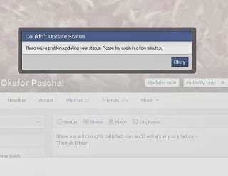 Facebook Update Issue