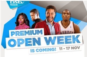 dstv open week 2013