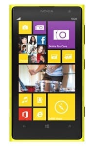 Nokia Lumia 1020 with 41MP Camera - Yellow