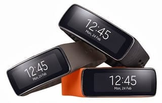 Samsung Gear Fit - All Three Colours