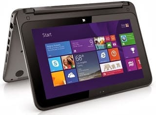 HP Pavilion x360 Convertible in Tent mode