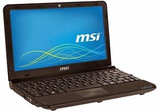 MSI U180 Netbook