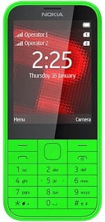 nokia 225 bright green