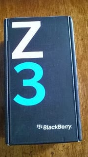 BlackBerry Z3 Box
