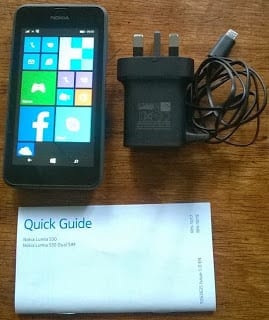 Nokia Lumia 530 with Accessories