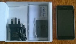 Lumia 530 Box opened