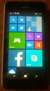 Lumia 530 front