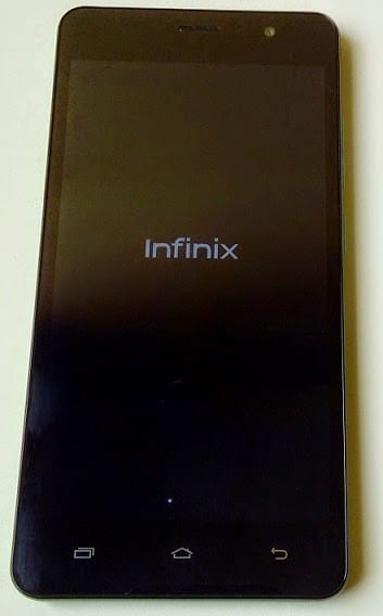 Infinix Hot Note booting up