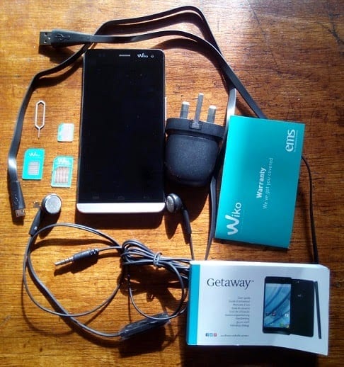 Wiko Getaway with Accessories and Manual