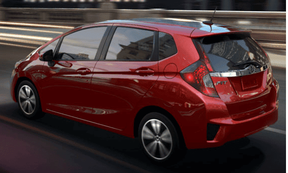 2015 Honda Fit Side and Rear View