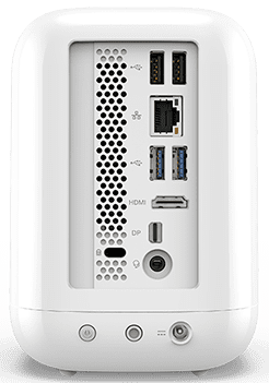 Acer Revo One showing ports