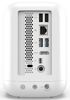 Acer Revo One showing ports