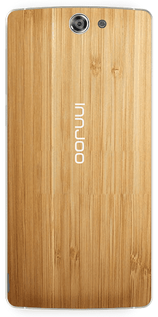 Innjoo Max showing wood textured back