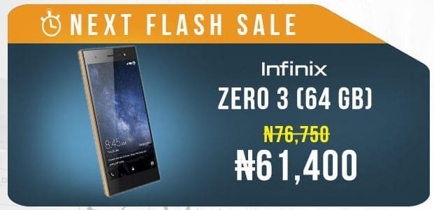 Jumia Mobile Week 2016 Flash Sale 1 Infinix Zero 3 64GB Image