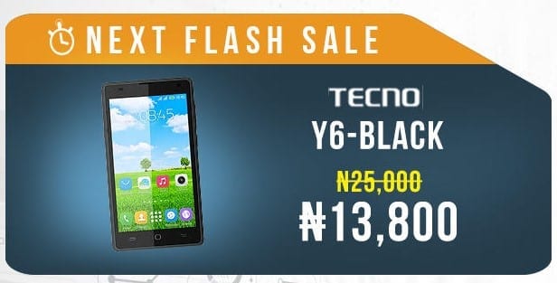 Jumia Mobile Week 2016 Flash Sale 2 Tecno Y6 Image