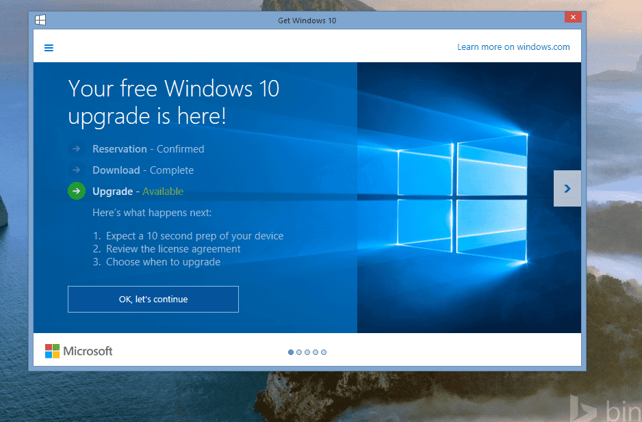 Get Windows 10 app