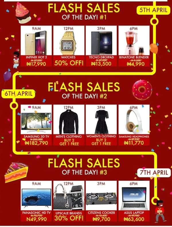 Jumia 4th Anniversary Deals Jumia Birthday Party Nigeria Technology