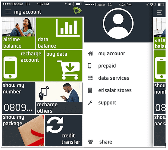 Etisalat EasyMobile App Image