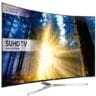 Samsung KS9000 Curved 4K TV angle Image
