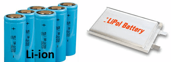 Li-ion Battery and Li-Po Battery