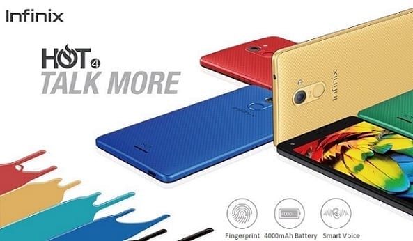 Infinix Hot 4 X557 Specs & Price
