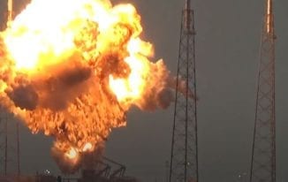 Facebook Internet Satellite Explodes in SpaceX