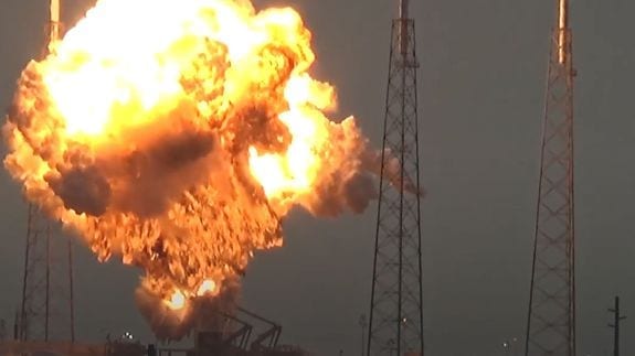 Facebook Internet Satellite Destroyed in the SpaceX Explosion