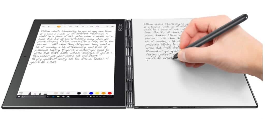 Notetaking with the Lenovo Yoga Book