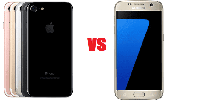 Samsung Galaxy S7 vs iPhone 7