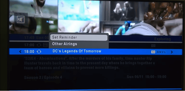 Set a Reminder on DSTV HD Decoder