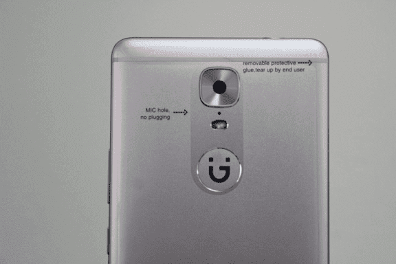 Gionee M6 showing 13MP Camera