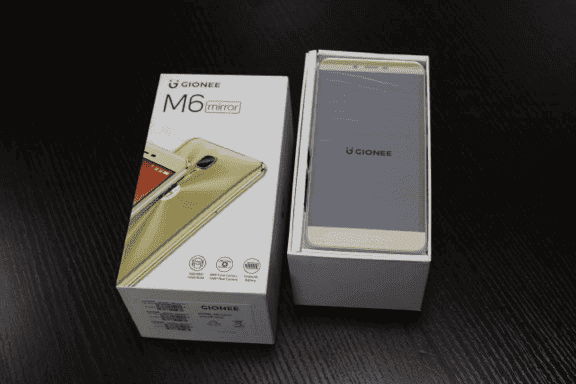 Gionee M6 Mirror Box Open