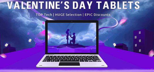 Gearbest Tablets Deals for Valentine's Day