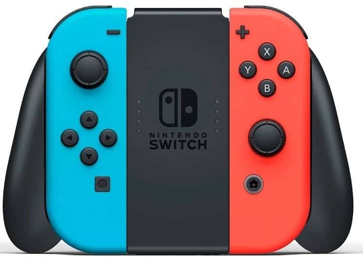 Joy-Con wireless controller attached to the Joy-Con Grip