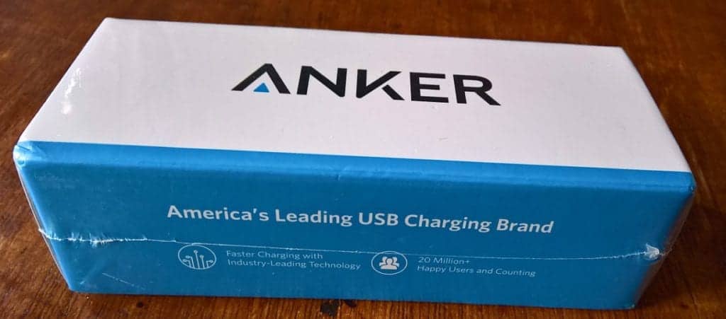 Wrapped Anker PowerCore II 20000 portable charger