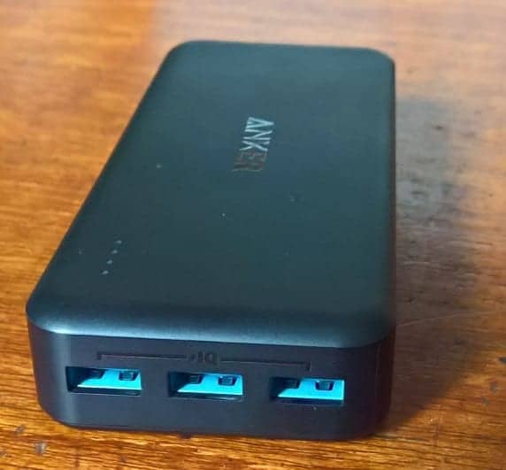 Three Ports Anker PowerCore II 20000